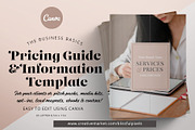Pricing Guide & Info Template, a Brochure Template by Blissful Pixels (Thumbnail 1 of 4)