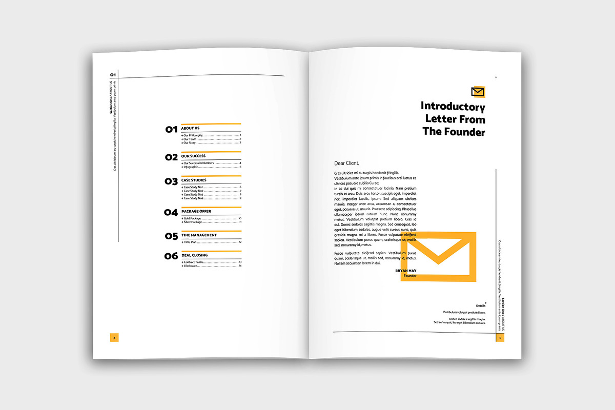 Ultimate Proposal Brochure Template, a Brochure Template by velvetmade.designs (Photo 3 of 15)