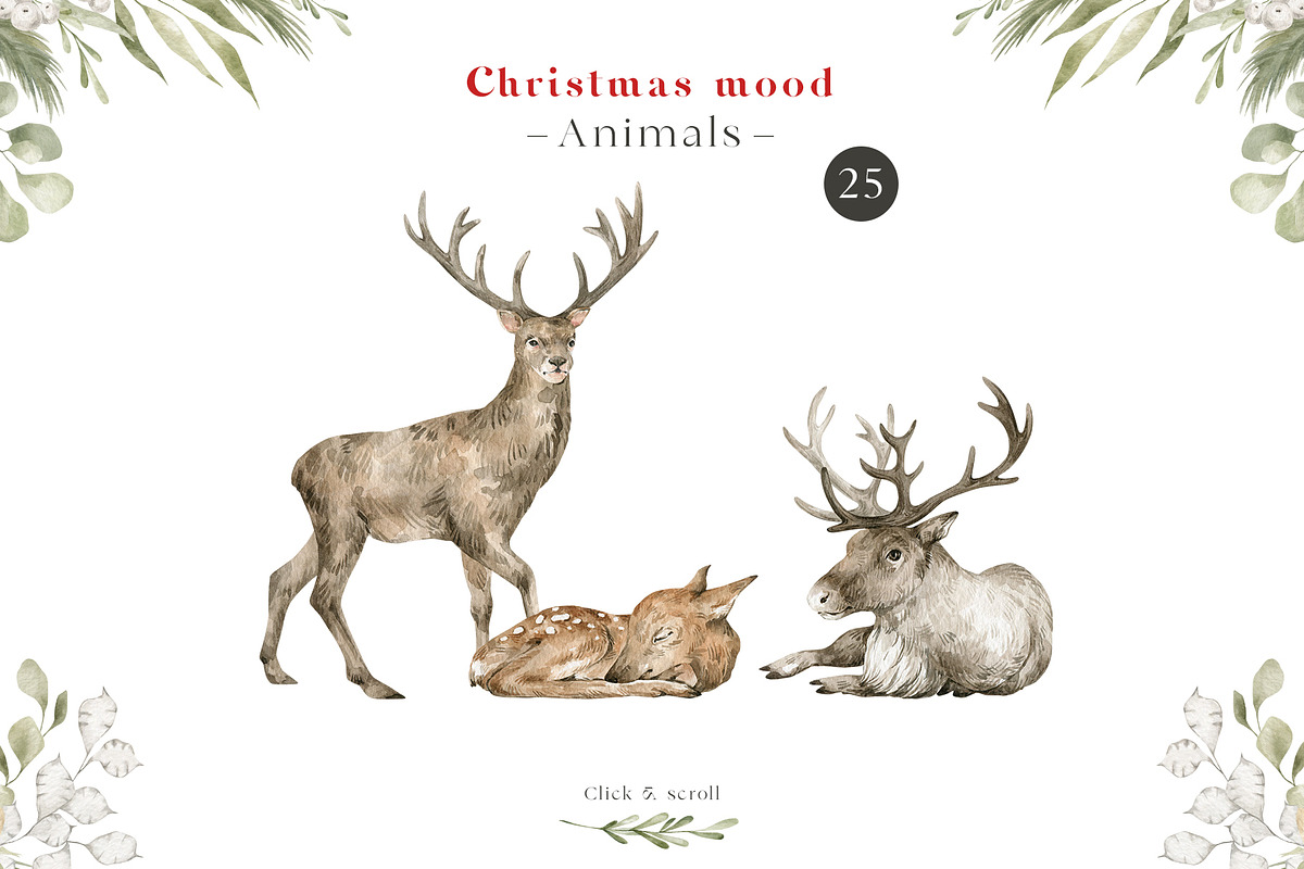 Christmas Mood. Winter animals, an Animal Illustration by Kreker Kate (Photo 10 of 12)