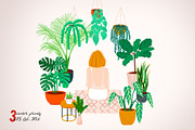 House plants print. Crazy plant lady, a Decorative Illustration by WalnutBird (Thumbnail 3 of 3)