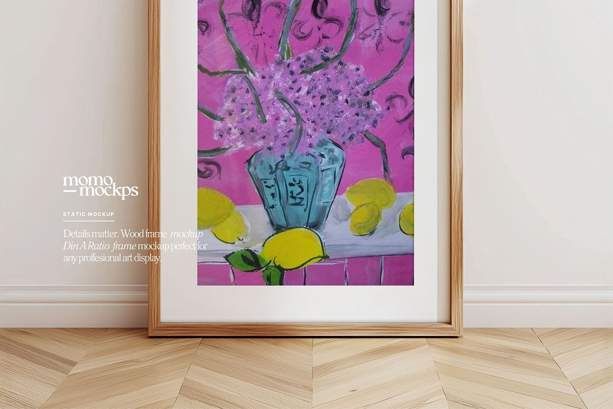 Leaning Frame Mockup | Poster Mockup, a Household Mockup by momomockps (Photo 3 of 8)