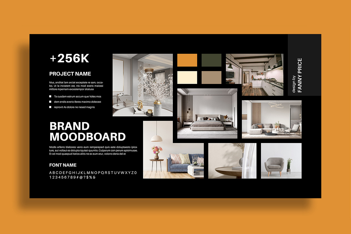 Modern Mood Board for Branding, a Brochure Template by MightyDesign (Photo 5 of 8)