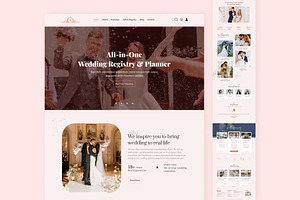 Wedding And Couple Landing Page