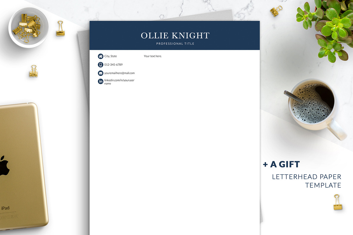 Modern Simple CV Template for Word, a Resume Template by BestResumes.Co (Photo 5 of 7)