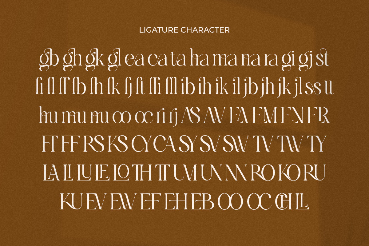 Reglica - Modern Elegant Luxury, a Serif Font by Qweera Studio (Photo 11 of 12)
