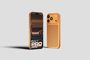iPhone 17 Pro Mockup, an iPhone Mockup by scribrostudio (Thumbnail 7 of 13)