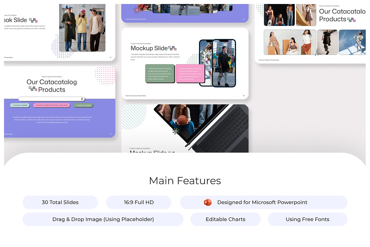 Fashion Forward PowerPoint Template, a Presentation Template by Premast (Photo 2 of 4)