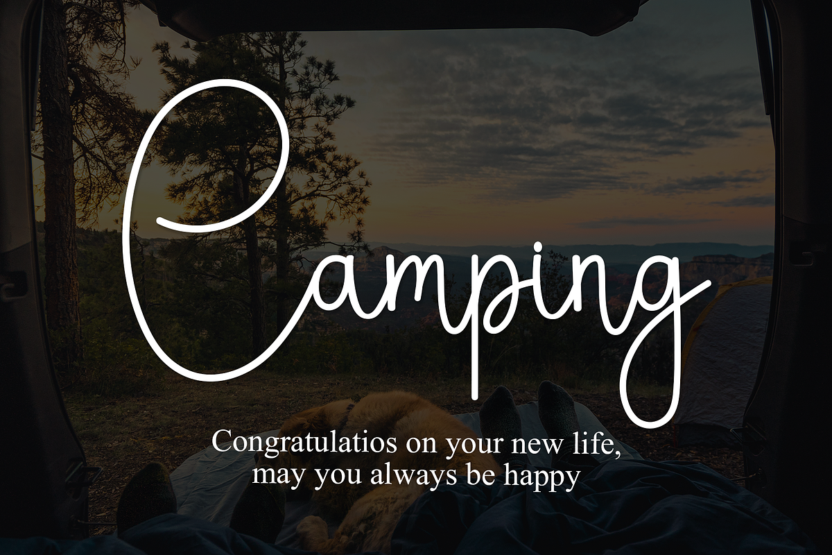 Spooky Vintage, a Handwritten Font by InermediaSTUDIO (Photo 5 of 7)