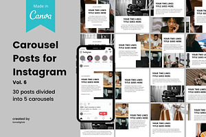 Instagram Carousel Vol. 6 | CANVA