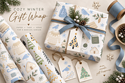Scandinavian Xmas 100% Hand Drawn, a Seasonal Illustration by Anna Studio (Thumbnail 3 of 11)