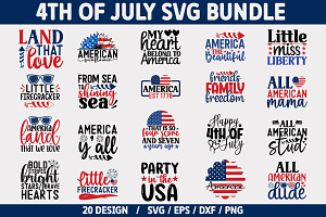 4th of July SVG Bundle
