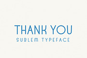 Sublem Monoline Typeface, a Sans Serif Font by Typebae (Thumbnail 7 of 7)