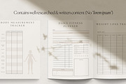 Fitness Planner Canva Template, a Presentation Template by HelloKarla (Thumbnail 2 of 6)