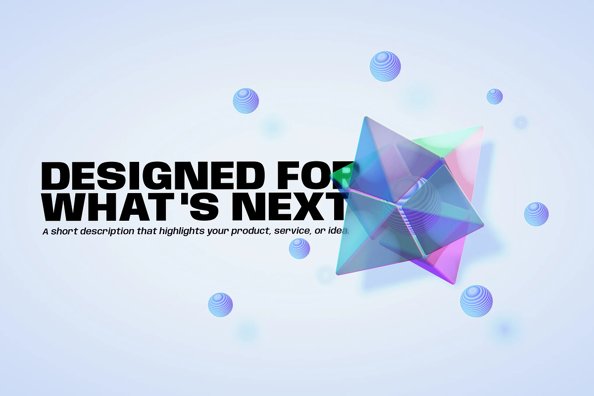 3D Iridescent Geometry, an Object 3D Model by UInstrument
