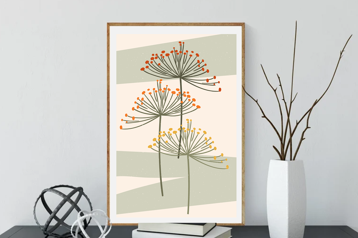 Botanical Poster Bundle, an Illustration by KreyaParekh (Photo 10 of 12)