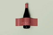 Wine Bottle with Curved Label Mockup, a Product Mockup by McLittle Stock (Thumbnail 1 of 2)