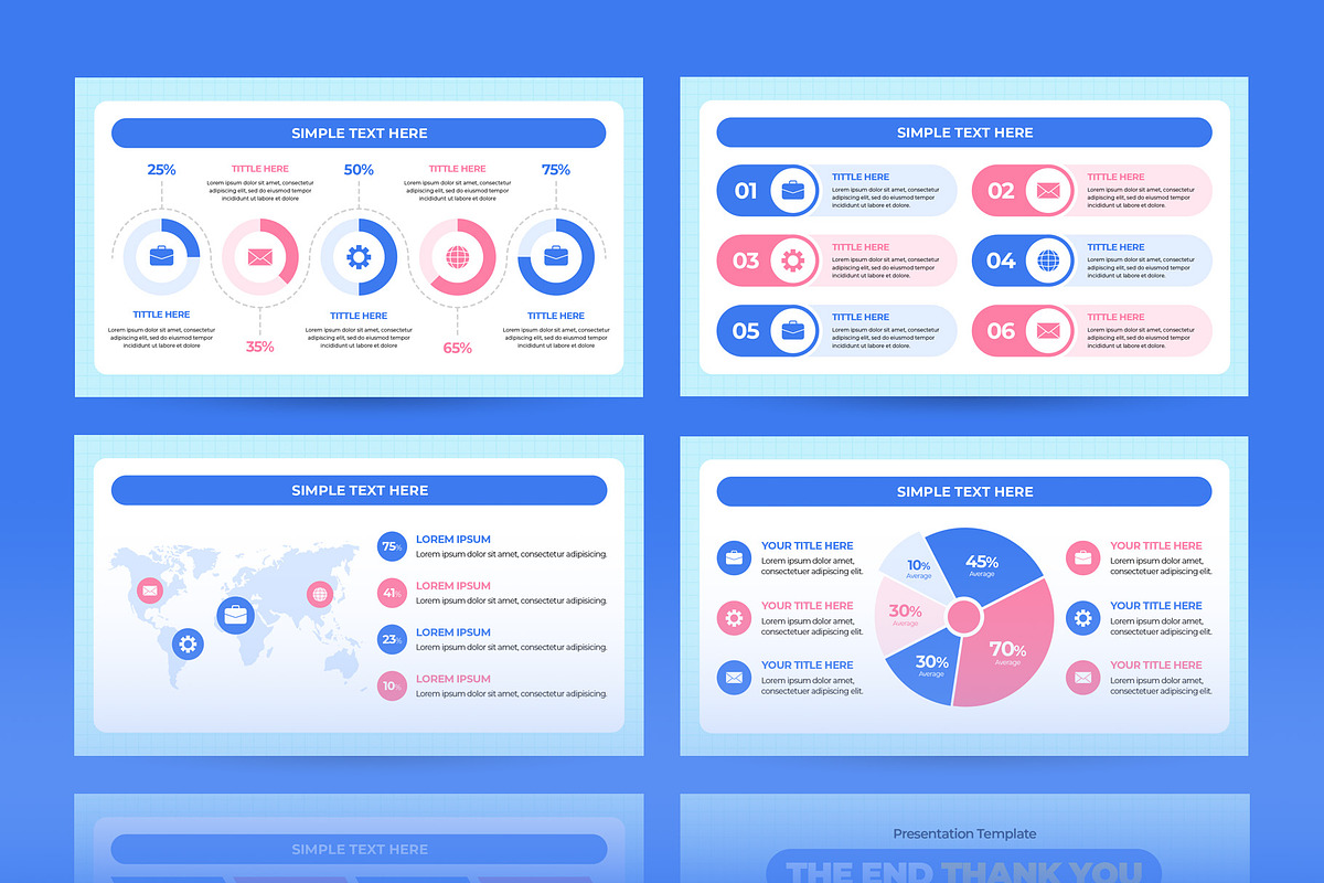 Business Plan PowerPoint Template, a Presentation Template by CreativeUP (Photo 6 of 6)