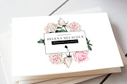 Roses Business Card, a Business Card Template by iloladesign (Thumbnail 1 of 2)