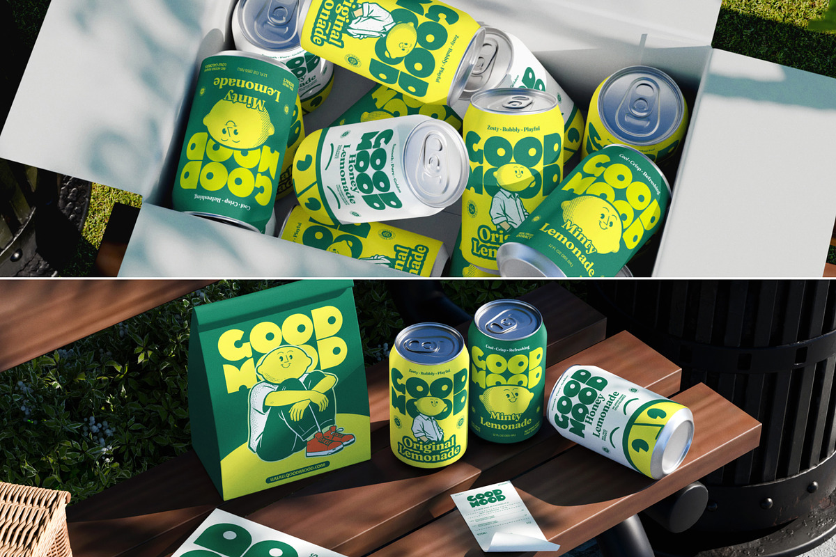 Soda Drink Can Mockup & Packaging, a Packaging Mockup by Vitora Mockup (Photo 7 of 12)