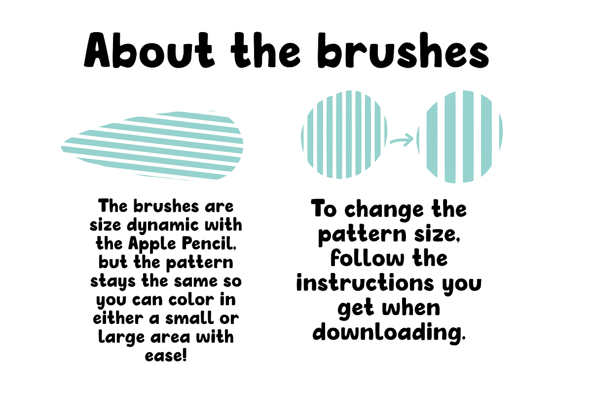 Basic Patterns 2.0 Procreate Brushes, a Brush Add-On by Design av MAD (Photo 7 of 10)