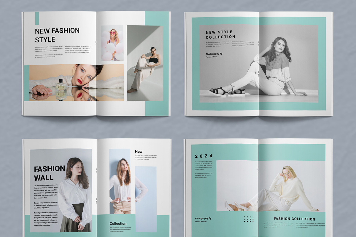 Minimal Fashion Lookbook Template, a Magazine Template by ContestDesign (Photo 3 of 3)
