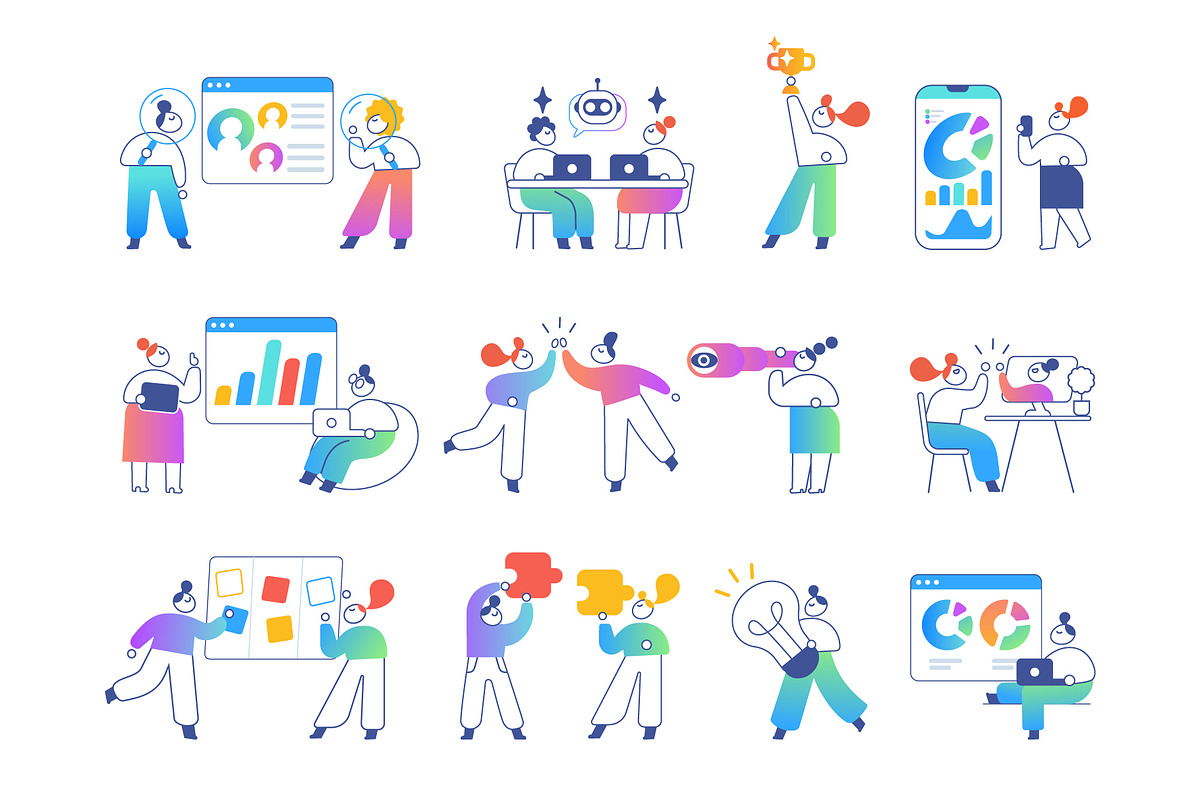100+ Line People Editable Stroke, a Person Illustration by Vector_Art (Photo 21 of 29)