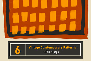 6-Hand Drawn Vintage Patterns