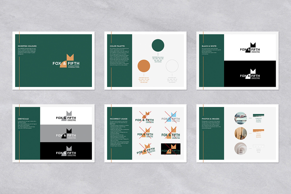 Brand Identity Guidelines Template, a Brochure Template by Andre28 (Photo 5 of 7)