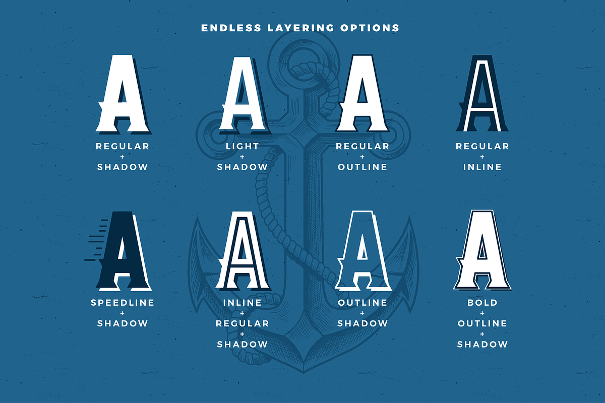 AE Armada Display Typeface preview 5