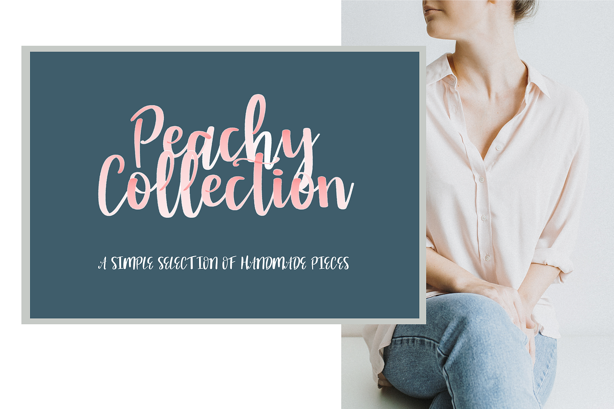 Seaside Font + Watercolor SVG preview 5