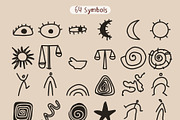296 FOLK POTTERY CLIPARTS MYSTIC SET, an Object Illustration by JuDesign (Thumbnail 5 of 24)