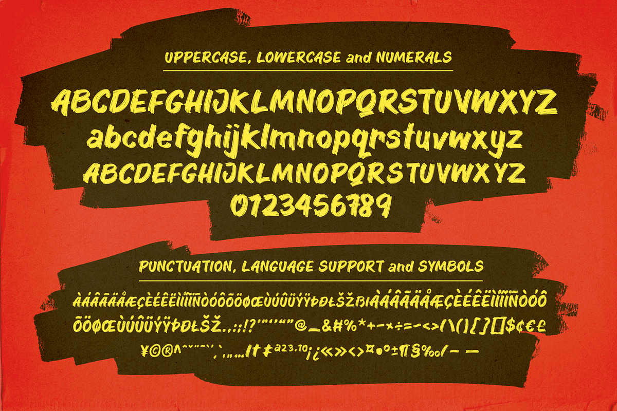 Smoke Wagon - A Western Brush Font, a Sans Serif Font by Wingsart Studio (Photo 3 of 15)