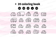 Cute Car Characters, a Transportation Illustration by Palau (Thumbnail 9 of 10)