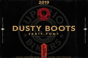DUSTY BOOTS - Serif font, a Serif Font by Artistic & Unique (Thumbnail 8 of 8)