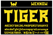 Panther Font, a Font by weknow (Thumbnail 3 of 5)