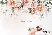 Flowers collection, floral clipart, an Illustration by ollalya (Thumbnail 4 of 14)