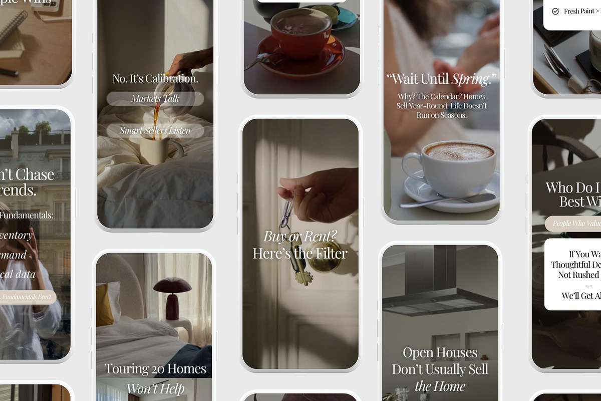100 Real Estate Reels for Realtors, a Social Media Template by Instprofi | Studio Estimo (Photo 2 of 8)