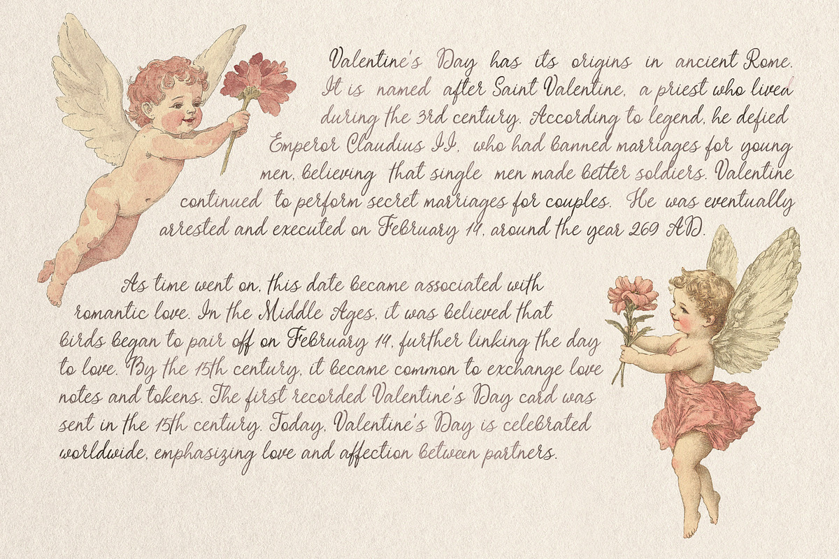 Myrtle Aroma Handwritten Script, a Handwritten Font by AnMark (Photo 5 of 17)