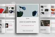 Minimal Studio Brochure Template, a Brochure Template by Boris Cupac (Thumbnail 1 of 7)
