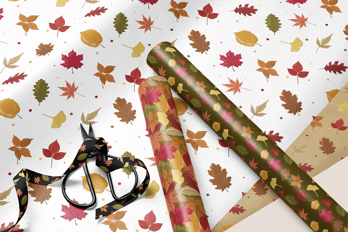 Hello Autumn — Leaves Set, an Object Graphic by Vaniuta_Art (Photo 8 of 10)