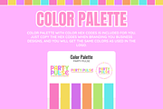 Colorful Logo Template - 3 Versions, a Branding & Logo Template by SunshineStudioBoutique (Thumbnail 4 of 10)