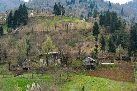 Little village in the Adjarian mountain region, a Nature Photo by Anna Bogush