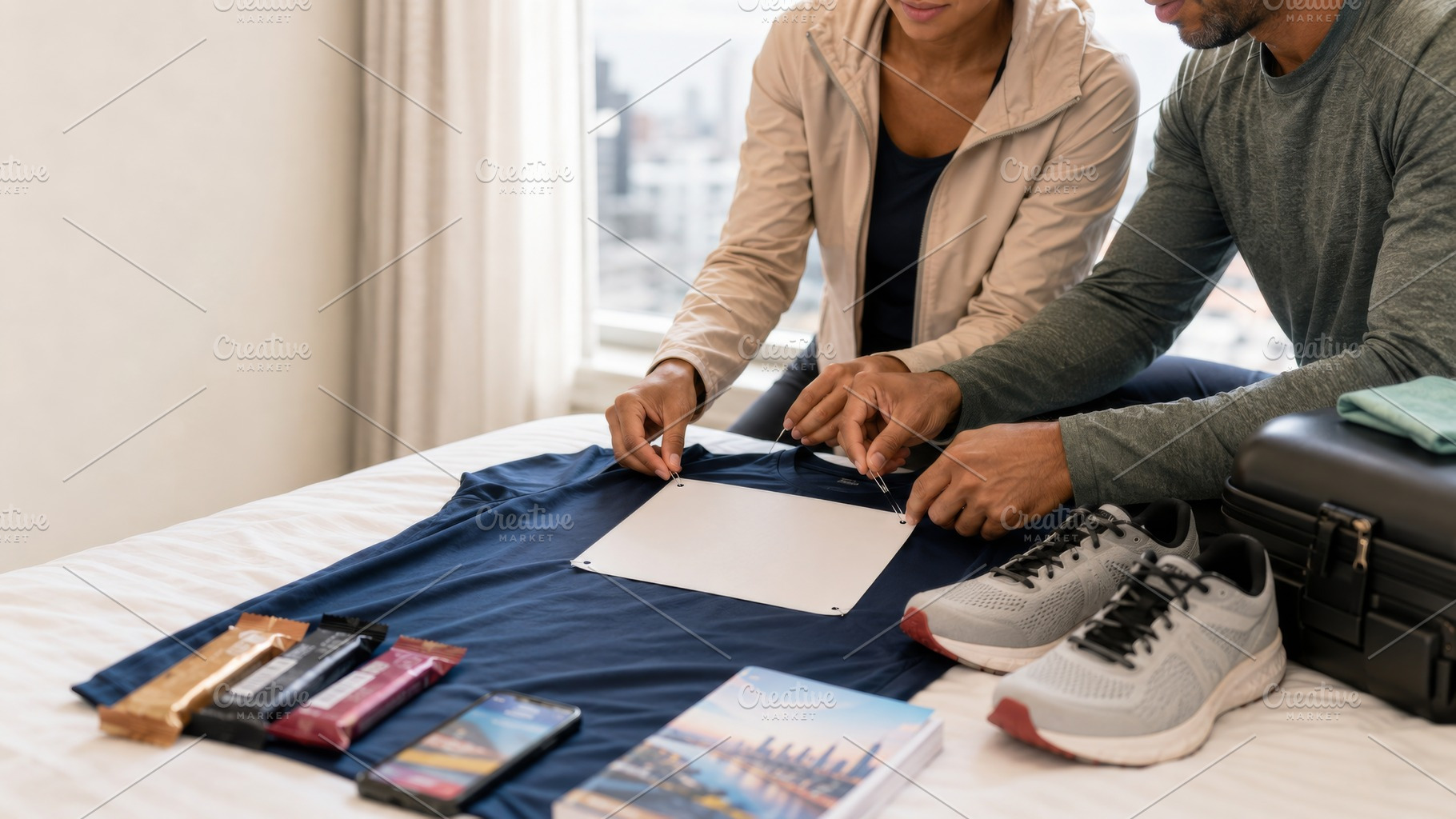 Runcation preparation with couple pa, a Photo by Dvoevnore photos