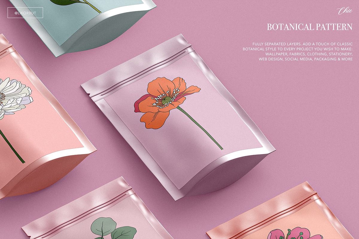 Brittle Botanical Pattern & Graphics, a Pattern Graphic by likorbut (Photo 7 of 11)