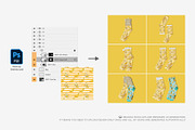 Mid Calf Crew Socks 2 Mock-up, a Packaging Mockup by Branda Keeps (Thumbnail 15 of 17)