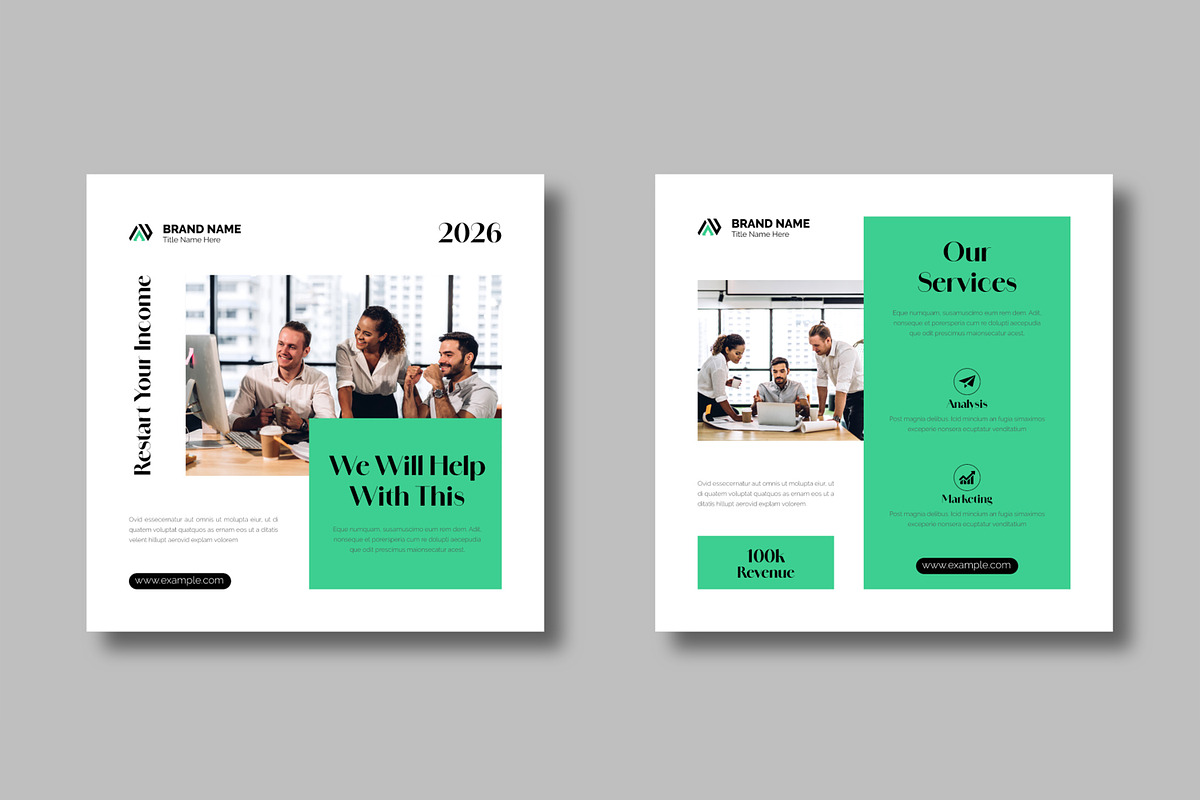 Business Social Media Post Layout preview 5