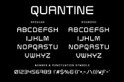 Quantine - Futuristic Font, a Script Font by AQR Studio (Thumbnail 7 of 8)