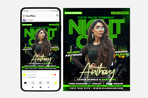 Night Out Club Party – Instagram PSD