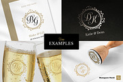 Wedding Monogram AC, a Branding & Logo Template by Monogram World (Thumbnail 2 of 5)