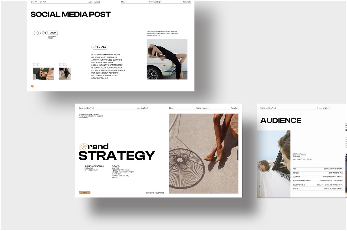 Brand Strategy Presentation Template preview 3